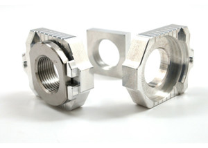 Works - Axle Blocks Elite Ktm/hus Silver - 17-316
