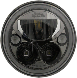 Custom Dynamics - LED Headlight - 7" - Black - Each - TruBEAM LED Headlamps - CDTB-7-B