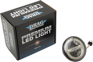 Drag Specialties - 5.75" Reflector Style LED Headlamp - Chrome - 5.75 " Reflector Style Headlight - 553014
