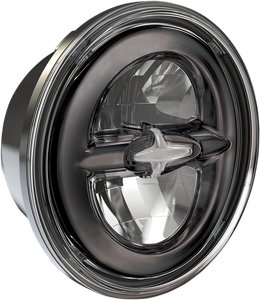 Drag Specialties - 5.75" Reflector Style LED Headlamp - Dark Chrome - 5.75 " Reflector Style Headlight - 555954