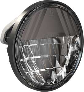 Drag Specialties - 4.5" LED Passing Lamp - Dark Chrome - 4.5" LED Reflector Style Passing Lamp - 555974
