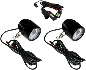Custom Dynamics - LED Fog Light - BCM - Black - ProBEAM LED Halo Fog Lamps - PB-FOG-BCM-B