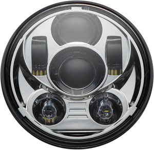 Custom Dynamics - Headlamp - 5.75" - LED - Chrome - 5.75" LED Headlamp - CD-575-C Custom Dynamics - Headlamp - 5.75" - LED - Chrome - 5.75" LED Headlamp - CD-575-C
