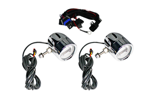 Custom Dynamics - Fog Light - Chrome - ProBEAM LED Halo Fog Lamps - PB-FOG-CHAL-C