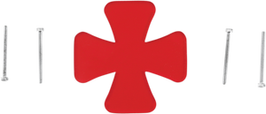 Drag Specialties - Replacement Lens - Maltese - Red Replacement Lens for Mini Maltese Cross Marker Light - 28-6066-R