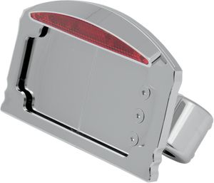 Drag Specialties - LED Taillight/License Plate Mount - Half-Moon - Flat - Swingarm Side Mount Half-Moon LED Taillight and License Plate Mount - P28-6823 Drag Specialties - LED Taillight/License Plate Mount - Half-Moon - Flat - Swingarm Side Mount Half-Moon LED Taillight and License Plate Mount - P28-6823