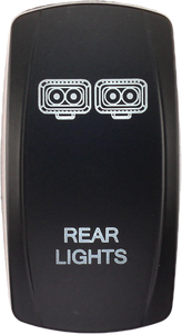Xtc Power Products - Dash Switch Rocker Face Rear Lights - SW00-00112017