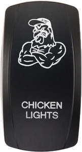 Xtc Power Products - Dash Switch Rocker Face Chicken Lights - SW00-00141045