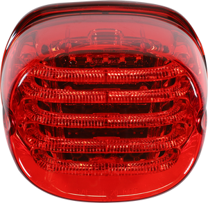 Custom Dynamics - Taillight - without License Plate Illumination Window - Red - ProBEAM Low-Profile LED Taillight Kit  with No Tag Light - PB-TL-LP-R