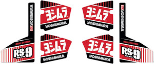 Yoshimura - Rs-9 Muffler Decal Set 6/pcs - RS9-NB004 Yoshimura - Rs-9 Muffler Decal Set 6/pcs - RS9-NB004
