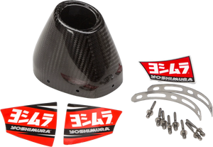 Yoshimura - End Cap Cover Kit Rs4 Cf - RS4-CFC-K-1