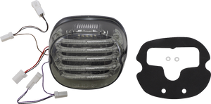 Custom Dynamics - Taillight/Turn Signal -  Top Window - Smoke Lens - ProBEAM Integrated Low Profile LED Taillights with Auxiliary Turn Signals - PB-TL-INT-TW-S