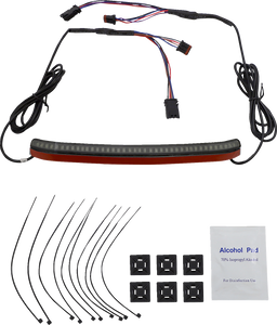 Custom Dynamics - Taillight with Turn Signals - Smoke - Integrated Taillight with Turn Signals - CD-FATBOY-S
