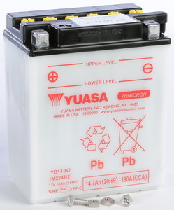 Yuasa - Battery Yb14-b2 Conventional - YUAM224B2IND Yuasa - Battery Yb14-b2 Conventional - YUAM224B2IND