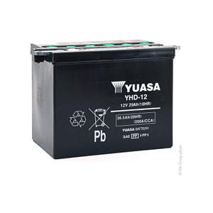 Yuasa - Battery Yhd-12 Conventional - YUAM22H12TWN Yuasa - Battery Yhd-12 Conventional - YUAM22H12TWN