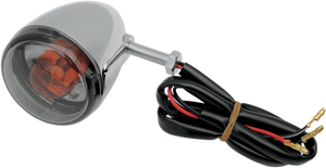 Drag Specialties - Universal Turn Signal Light - Rear - Chrome with Smoke Lens - DOT Compliant Turn Signals - L12-0232RDC/M