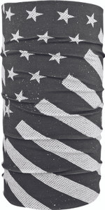 Zan - Motley Tube Polyester Black/white Flag - T091 Zan - Motley Tube Polyester Black/white Flag - T091