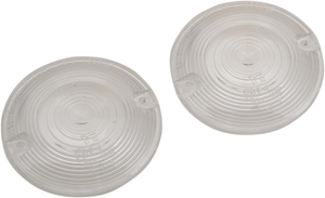 Drag Specialties - DOT Turn Signal Lens - FLHT - Clear - Replacement Turn Signal Lenses for Dressers - 12-0203-CL2D