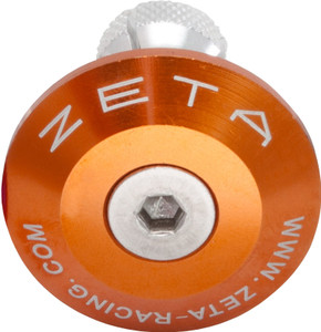 Zeta - Bar End Plug Orange - ZE48-7009