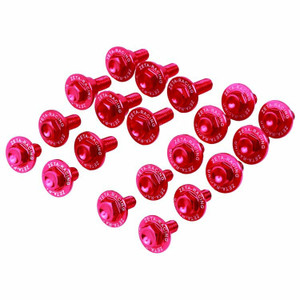 Zeta - Aluminum Bolt Kit Red - ZE88-5062 Zeta - Aluminum Bolt Kit Red - ZE88-5062