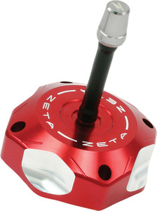Zeta - Billet Gas Cap Red - ZE87-0603 Zeta - Billet Gas Cap Red - ZE87-0603