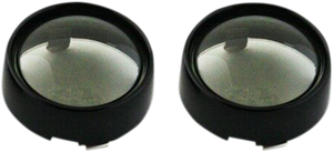 Custom Dynamics - Bullet Signal Lenses - Black/Smoke - Bezel/Lenses for ProBEAM Bullet Turn Signals - PB-B-BEZ-BS