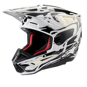 Alpinestars - S-m5 Mineral Helmet Cool Grey/dark Grey Glossy Xl - 8306623-906-XL