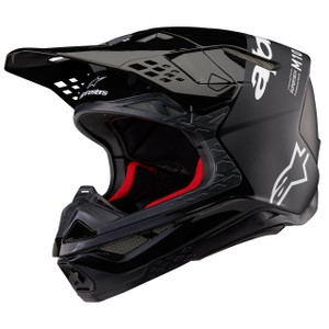 Alpinestars - Supertech S-m10 Flood Helmet Black/dark Grey M&g Lg - 8301023-1310-L