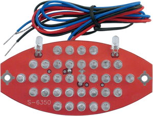 Drag Specialties - Replacement Cateye LED Board - Side Mount LED Taillight/License Plate Replacement LED - 28-6043LED-A