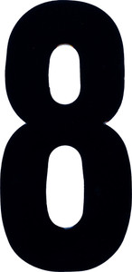 Dirt Digits - #8 4" White Extreme Digits 3/pk - XT43W-8 Dirt Digits - #8 4" White Extreme Digits 3/pk - XT43W-8