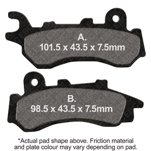 Ebc - Brake Pads Sfa723 Organic Scooter - SFA723
