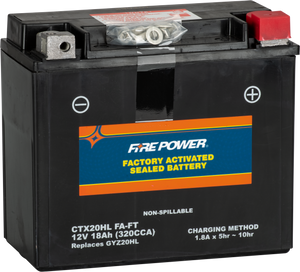 Fire Power - Battery Ctx20hl (fa) Ft Sealed Factory Activated - CTX20HL (FA) FT
