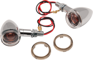 Drag Specialties - Mini-Duece Marker Light Kit - Clear/Smoke - Mini Deuce Marker Lights  Marker Light - 20-6390C/M1