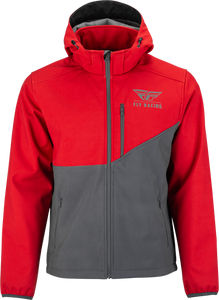Fly Racing - Checkpoint Jacket Grey/red Md - 354-6384M