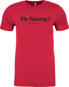 Fly Racing - Fly Trademark Tee Red 2x - 354-03162X