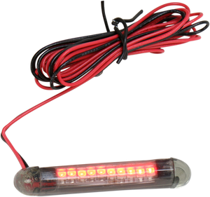 Custom Dynamics - TruFLEX LED Strip - 2.2" - Red/Smoke - TruFLEX Flexible LED Strip - TF10RS