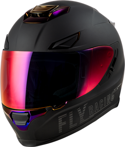 Fly Racing - Sentinel Recon Helmet Matte Black/purple Chrome Xs - 73-8429XS