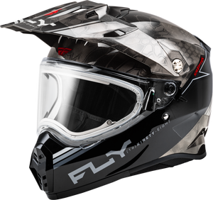 Fly Racing - Trekker Cw Conceal Helmet Elec Shld Black/grey/white Xl - 73-31360X