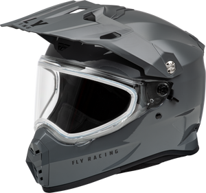 Fly Racing - Trekker Cw Solid Helmet Dual Shld Grey Lg - 73-31363L