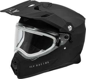 Fly Racing - Trekker Cw Solid Helmet Elec Shld Matte Black 2x - 73-313662X