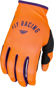 Fly Racing - Women's Lite Gloves Neon Coral/deep Purple Xs - 377-611XS