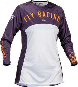 Fly Racing - Women's Lite Jersey Deep Purple/wht/neon Coral Xl - 377-621X