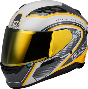 Gmax - Ff-98 Aftershock Helmet White/metallic Silver Sm - F19841034-ECE