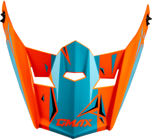 Gmax - Youth Mx-46y Unstable Visor Hi Vis Orange/blue Ys-yl - G0465212