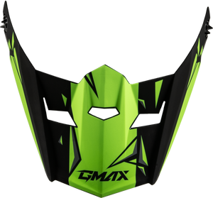 Gmax - Youth Mx-46y Unstable Visor Matte Black/green Ys-yl - G0465222