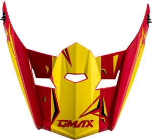 Gmax - Youth Mx-46y Unstable Visor Red/yellow Ys-yl - G0465232