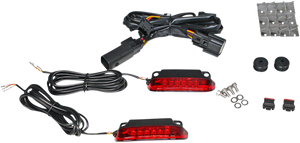 Custom Dynamics - Luggage Rack Light Bar - Red - Luggage Rack LED Light Bar - CD-LR-07-R
