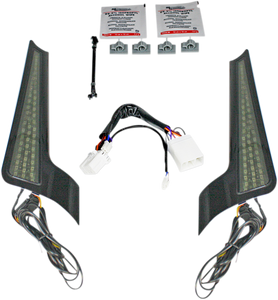 Custom Dynamics - Fascia LED Light Panels - Black/Smoke - Fascia LED Panels - CD-FASCIA-HD-SB