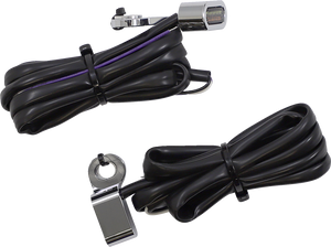 Drag Specialties - Marker Lights - White/Amber - Chrome - LED Handlebar Marker Lights - L22-0231DCME