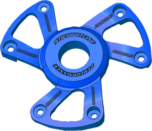 Straightline - Polaris P22 Clutch Cover Anodized Blue - 123-173